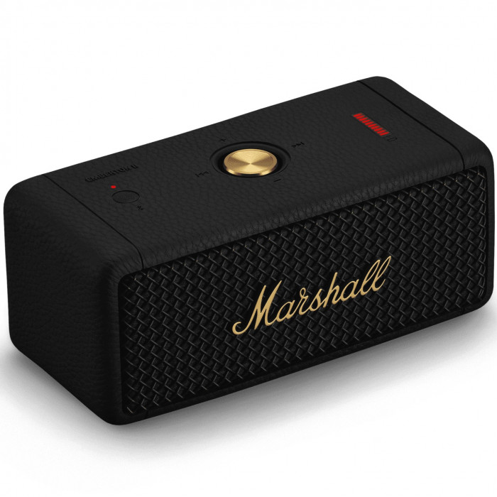 Акустика Marshall Emberton Black and Brass Акустика Marshall Emberton Black and Brass