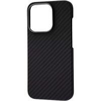 Чохол Carbon Kevlar MagSafe для iPhone 15 Pro Max Black