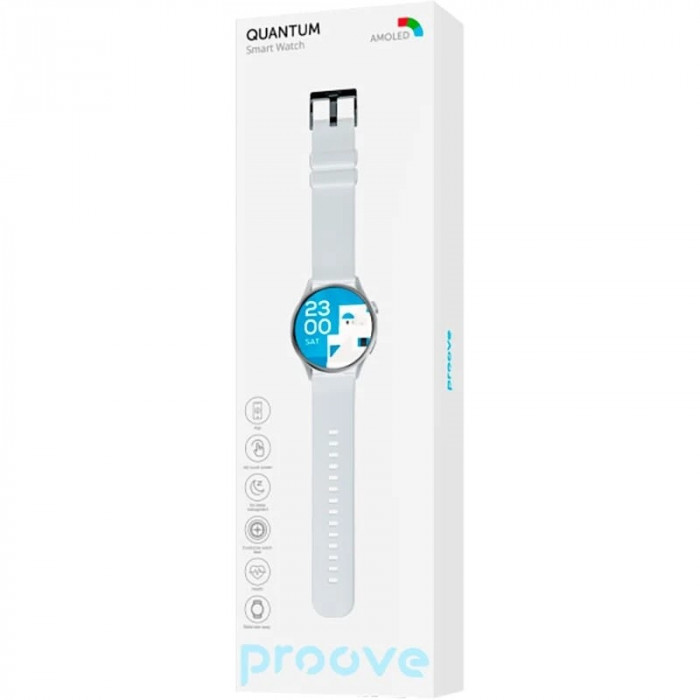 Смарт-годинник Proove Quantum Silver (SWQU00000006)