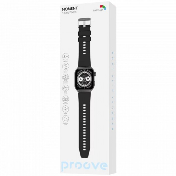 Смарт-часы Proove Moment Black (SMPR00002201)
