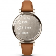 Смарт-годинник Garmin Lily 2 Classic Cream Gold with Tan Leather Band (010-02839-02/60)