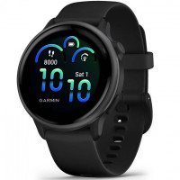Смарт-часы Garmin Vivoactive 6 Slate with Black Band (010-02985-00/40)