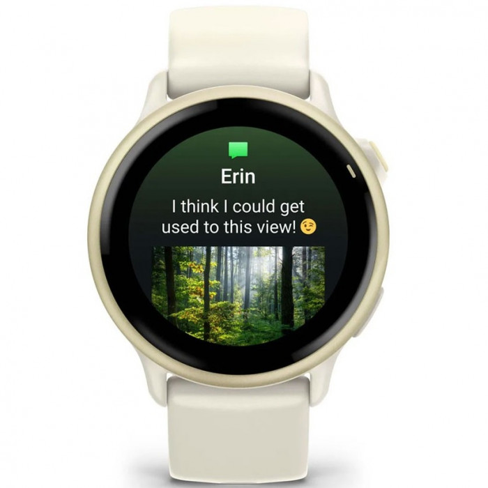 Смарт-годинник Garmin Vivoactive 6 Lunar Gold with Bone Band (010-02985-01/41)