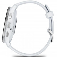 Смарт-годинник Garmin Venu 3 Silver Stainless Steel Bezel with Whitestone Case and Silicone Band (010-02784-00/50)