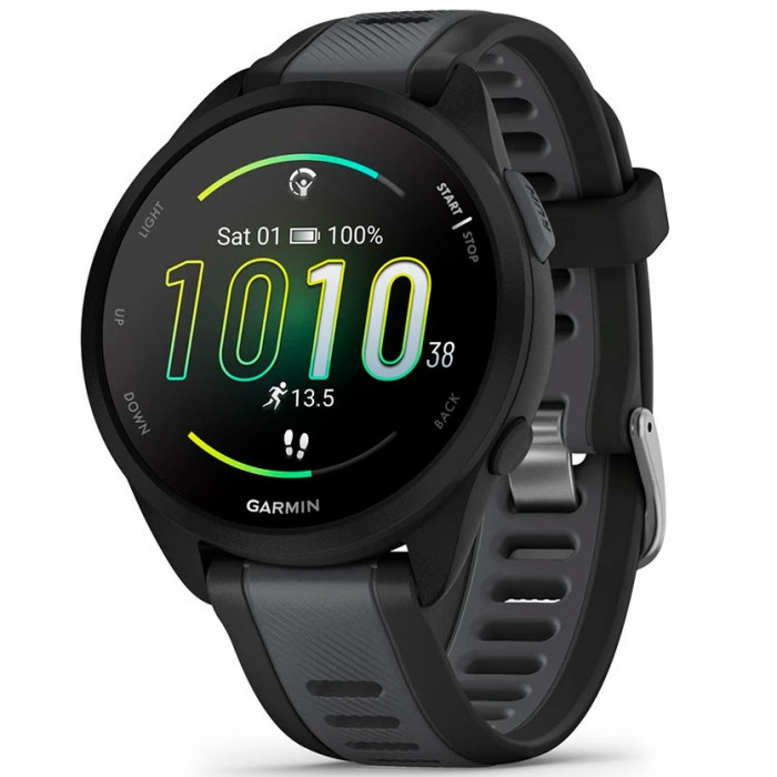 Смарт-годинник Garmin Forerunner 165 Black with Slate Gray Band (010-02863-20/A0/AC) Смарт-годинник Garmin Forerunner 165 Black with Slate Gray Band (010-02863-20/A0/AC)
