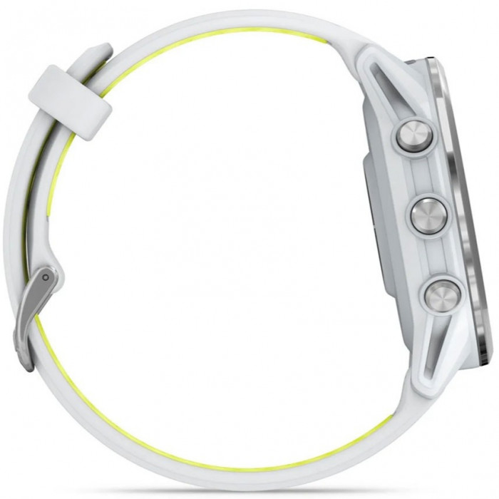 Смарт-годинник Garmin Forerunner 970 Titanium Bezel with Whitestone Case and Whitestone/Tidal Amp Yellow Band (010-02969-01/11)