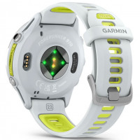 Смарт-годинник Garmin Forerunner 970 Titanium Bezel with Whitestone Case and Whitestone/Tidal Amp Yellow Band (010-02969-01/11)