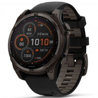 Смарт-годинник Garmin Fenix 8 47mm Sapphire Solar Carbon Gray DLC Titanium/Black Silicone Band (010-02906-10/11/70)