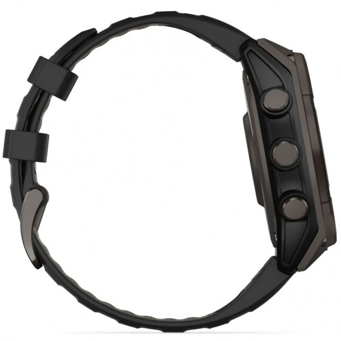 Смарт-годинник Garmin Fenix 8 47mm Sapphire Solar Carbon Gray DLC Titanium/Black Silicone Band (010-02906-10/11/70)