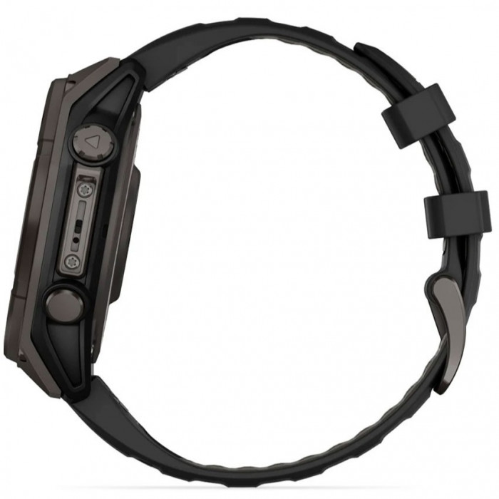 Смарт-годинник Garmin Fenix 8 47mm Sapphire Solar Carbon Gray DLC Titanium/Black Silicone Band (010-02906-10/11/70)