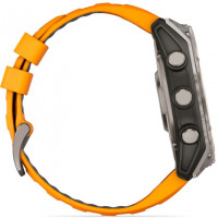 Смарт-часы Garmin Fenix 8 51mm AMOLED Sapphire Titanium Spark Orange/Graphite Silicone Band (010-02905-10/11/53)