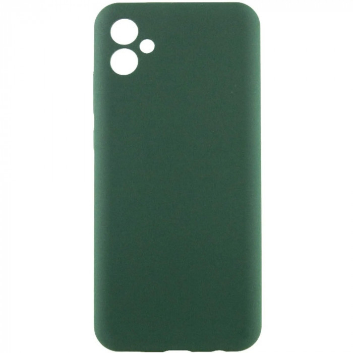 Чехол Silicone Cover Lakshmi Full Camera для Samsung Galaxy A07 Dark Green (AA)
