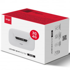 Мобільний роутер Ergo M126 Cat4 4G/LTE + Wi-Fi 6 White