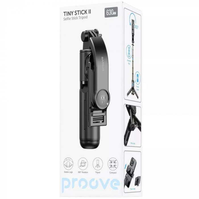 Монопод-тринога Proove Tiny Stick II Selfie Srick Tripod (MPTS20010001)