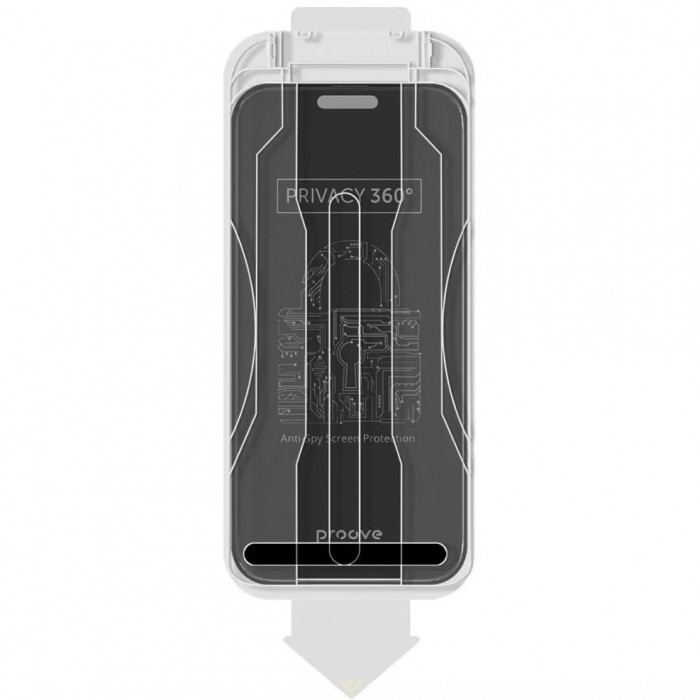 Защитное стекло Proove Privacy 360 Installation Box iPhone 15 Pro Max (PG360I15PM01)