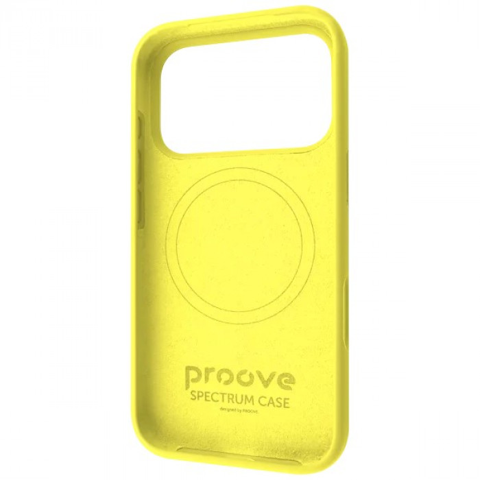 Чехол Proove Spectrum Case with Magnetic Ring iPhone 17 Pro Sun Yellow (PCSPIP17P040)