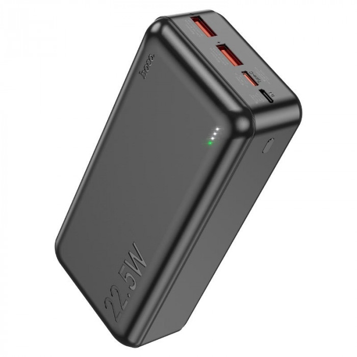 Зовнішній акумулятор Power Bank Hoco J101B 30000mAh Black