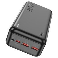 Внешний аккумулятор Power Bank Hoco J101B 30000mAh Black