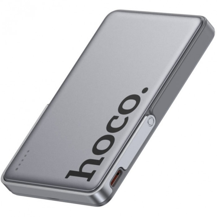 Мобильный Power Bank Hoco Q36 Sunlight 5000mAh PD20W MagSafe Gray