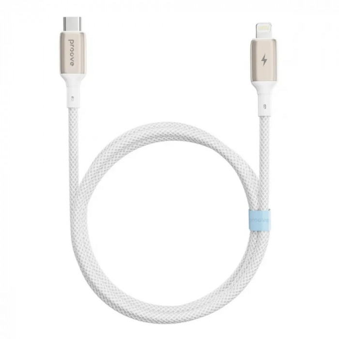 Кабель Proove Dense Metal Type-C to Lightning 27W (2m) White (CCDM27002122)