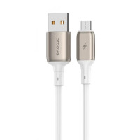 Кабель Proove Flex Metal USB to Micro 2.4A (1m) White (CCFM20001302)