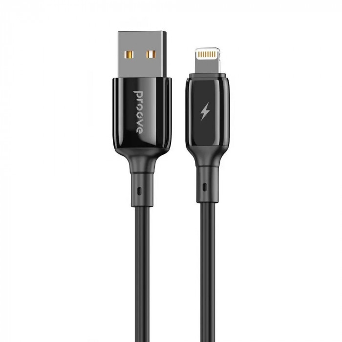 Кабель Proove Flex Metal USB to Lightning 2.4A (1m) Black (CCFM20001101)