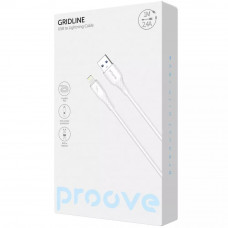 Кабель Proove GridLine Lightning 2.4A (1m) White (CCGL12001102)