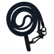 Шнурок New з карабіном 120см 8mm Dark Blue