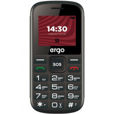 Мобильный телефон Ergo R202 Dual Sim Black