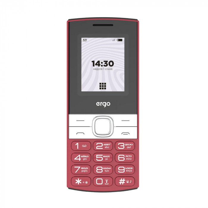 Мобільний телефон Ergo B185 Dual Sim Red