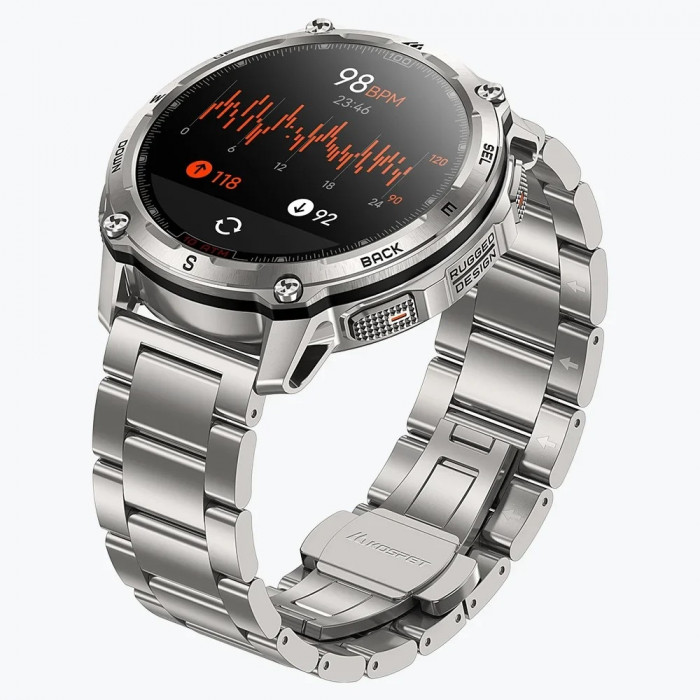 Розумний годинник KOSPET TANK T4 Special Edition Silver