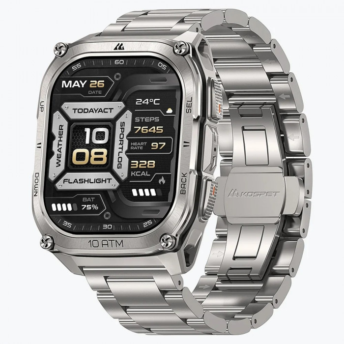 Розумний годинник KOSPET TANK M4 Special Edition Silver
