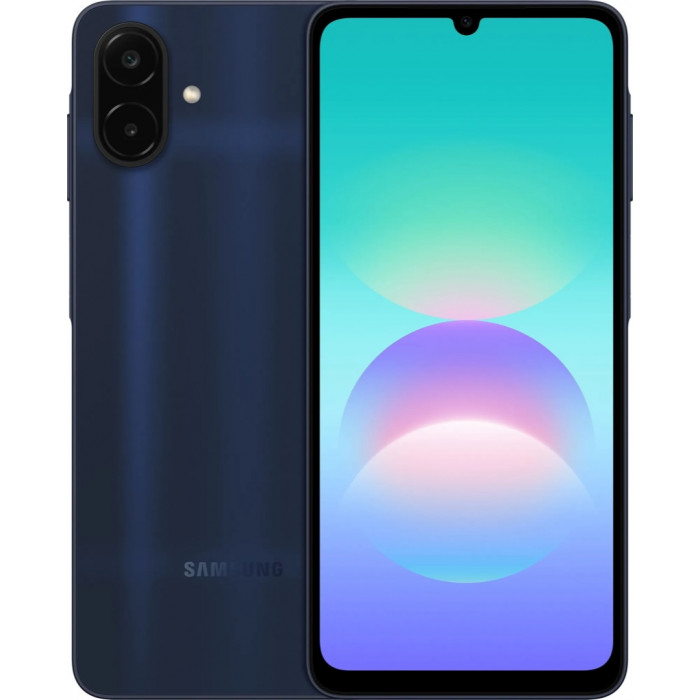 Смартфон Samsung Galaxy A08 4/128GB Dark Blue (SM-A085FDBGSEK)