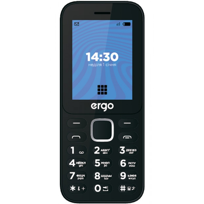 Мобільний телефон Ergo E241 Dual Sim Black