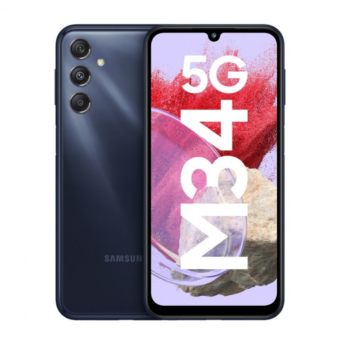 Смартфон Samsung Galaxy M34 5G M346B 8/128GB Dark Blue (SM-M346BDBGSEK)