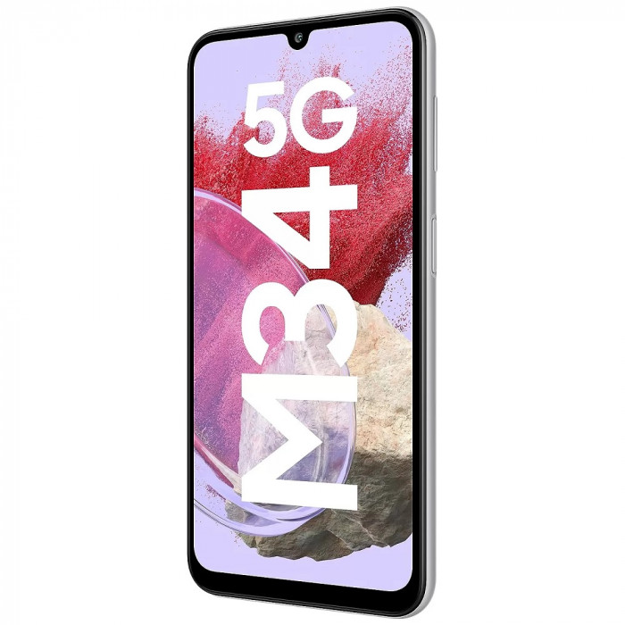 Смартфон Samsung Galaxy M34 5G M346B 8/128GB Silver (SM-M346BZSGSEK)