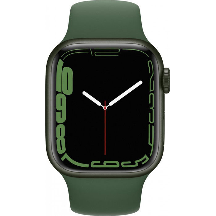 Apple Watch Series 7 45mm Green Aluminum Case with Clover Sport Band (MKN73, MKNQ3) Восстановленный