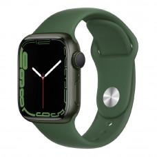 Apple Watch Series 7 45mm Green Aluminum Case with Clover Sport Band (MKN73, MKNQ3) Восстановленный