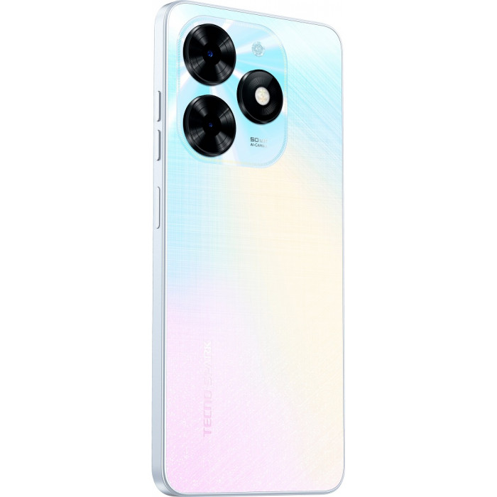 Смартфон Tecno Spark 20C (BG7n) 4/128GB Mystery White (4894947011757)