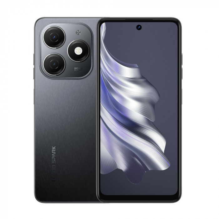 Смартфон Tecno Spark 20 (KJ5n) 8/128GB Gravity Black (4894947011603)