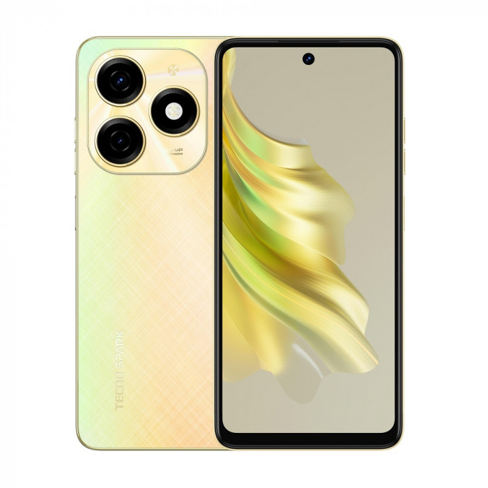 Смартфон Tecno Spark 20 (KJ5n) 8/256GB Neon Gold (4894947013577)