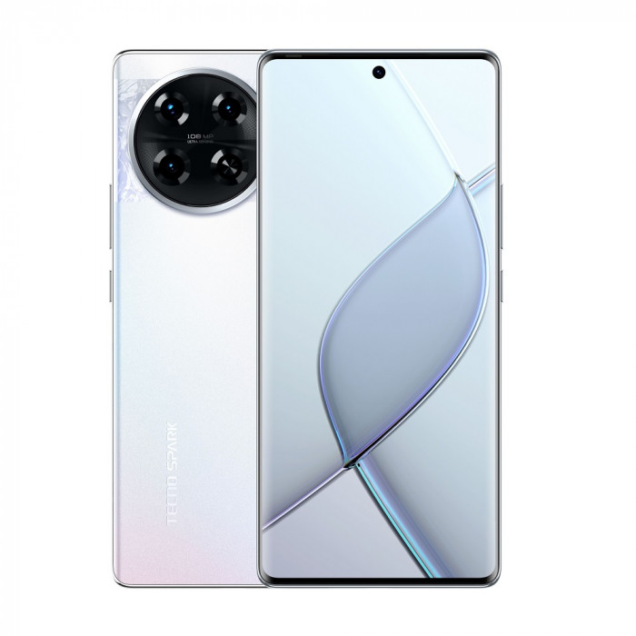 Смартфон Tecno Spark 20 Pro+ (KJ7) 8/256GB Lunar Frost (4894947019128)