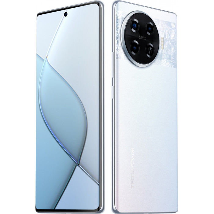 Смартфон Tecno Spark 20 Pro+ (KJ7) 8/256GB Lunar Frost (4894947019128)