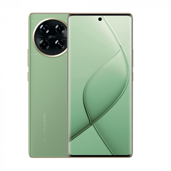 Смартфон Tecno Spark 20 Pro+ (KJ7) 8/256GB Magic Skin Green (4894947019135)