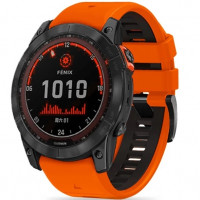 Ремінець Tech-Protect IconBand Pro для Garmin Fenix 5 | 6 | 6 Pro | 7 Orange Black (9319456605075)