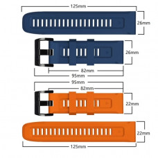 Ремешок Tech-Protect IconBand Pro для Garmin Fenix 5 | 6 | 6 Pro | 7 Orange Black (9319456605075)
