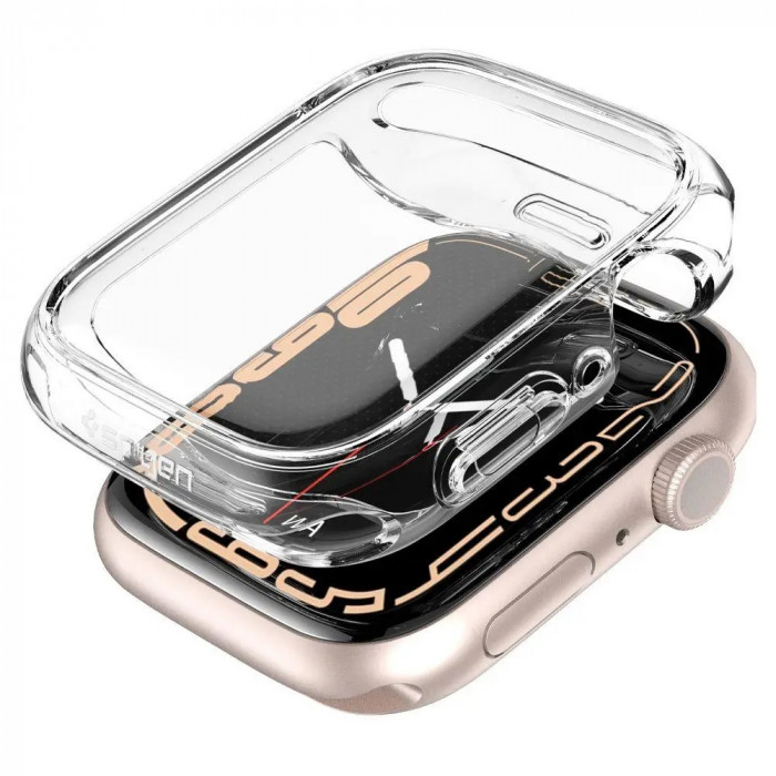 Чохол Spigen Ultra Hybrid для Apple Watch 45mm Crystal Clear (ACS04611)
