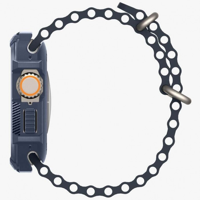 Чохол Spigen Rugged Armor для Apple Watch Ultra 2/1 49mm Navy Blue (ACS07382)
