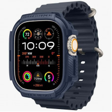 Чехол Spigen Rugged Armor для Apple Watch Ultra 2/1 49mm Navy Blue (ACS07382)