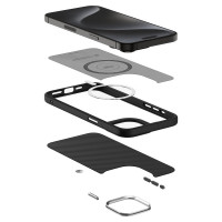 Чохол Spigen Enzo Aramid MagFit для iPhone 15 Pro Max Matte Black (ACS07044)